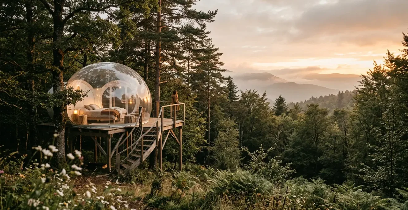 Hébergement de camping insolite en pleine nature en France